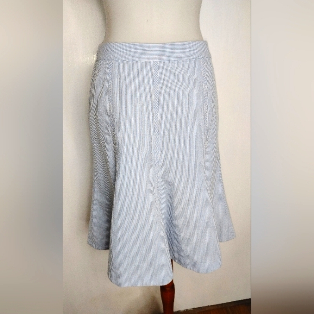 Brooks Brothers Blue Striped seersuckers Skirt - size 4